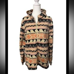 O’Neill Quarter Zip Hoodie Pockets New With Tags Large